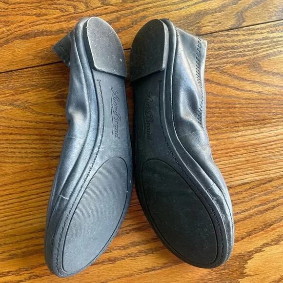 Lucky Brand Women’s Sz 38 / US 8 Emmie Ballet Flats in Black Leather - Picture 4 of 9